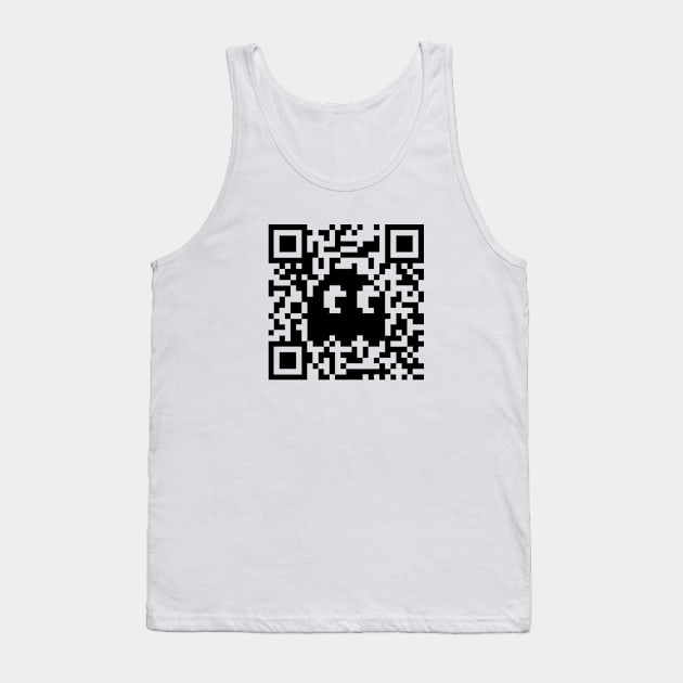 QR Ghost Tank Top by vo_maria